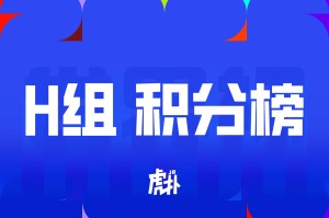 kaiyun官方-世界杯H组积分榜：4队同积1分，乌拉圭头名西班牙第三